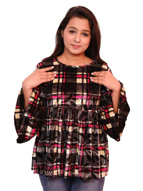 women checkered top - 19474519 - Very Small Image - 1