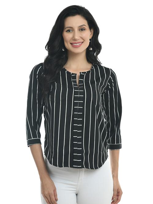 women printed regular top - 19474541 - Very Small Image - 1