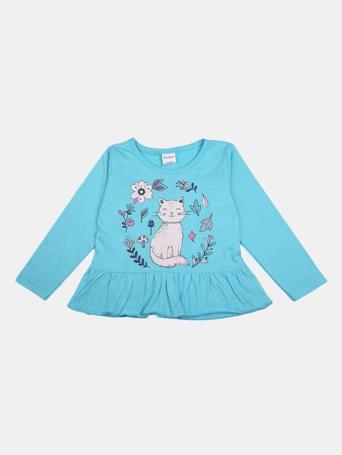 girls printed t-shirt and shorts set - 19474660 - Very Small Image - 1