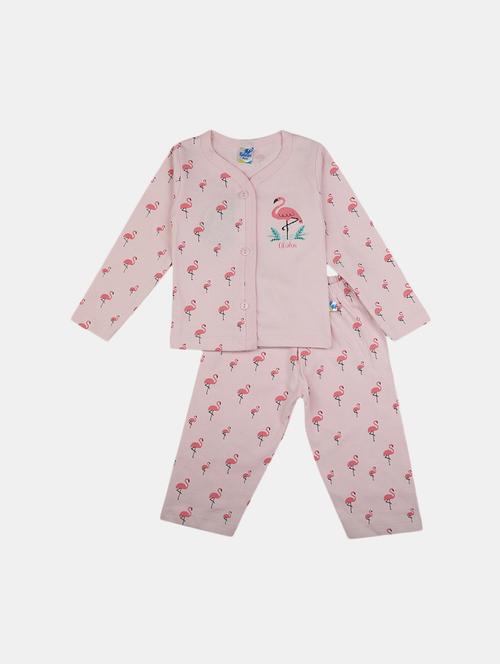 girls printed t-shirt and shorts set - 19474825 - Very Small Image - 1