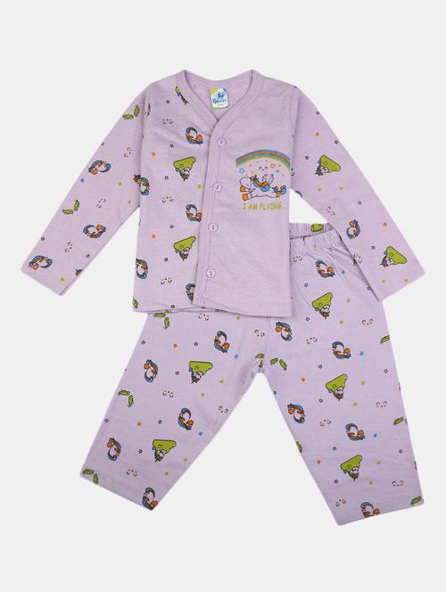 girls printed twin set - 19474836 - Very Small Image - 1