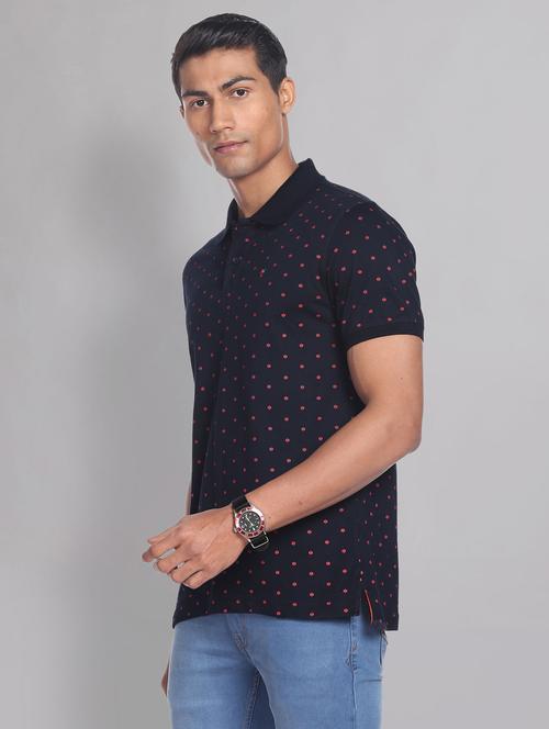 printed cotton blend t-shirt - 19474954 - Very Small Image - 1
