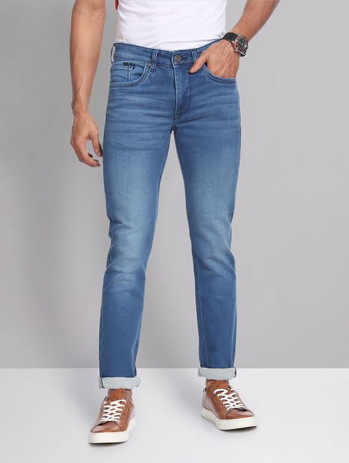mens slim fit plain jeans - 19475104 - Very Small Image - 1