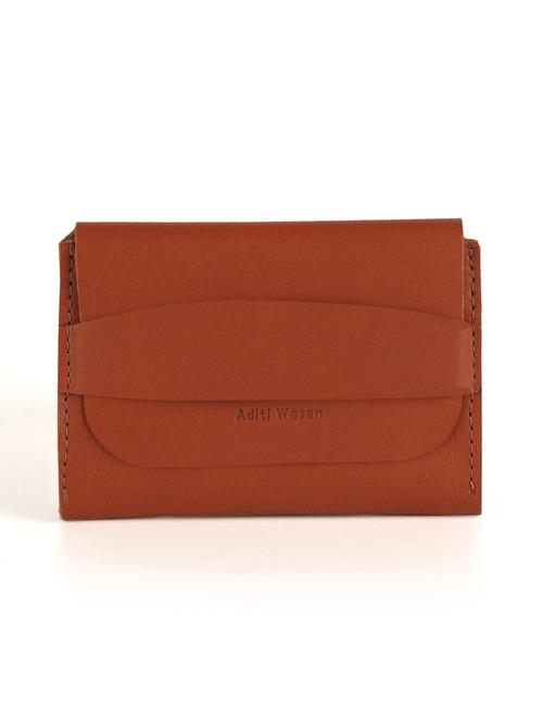 tan leather card holder - 19476146 - Very Small Image - 1