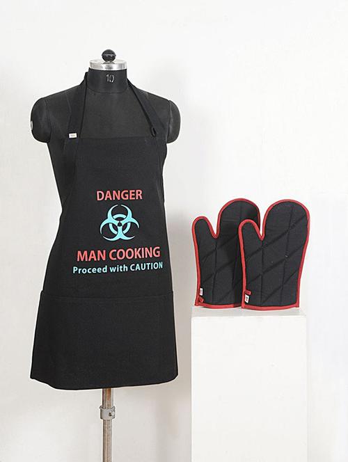 swayam printed kitchen apron - 19476841 - Very Small Image - 1