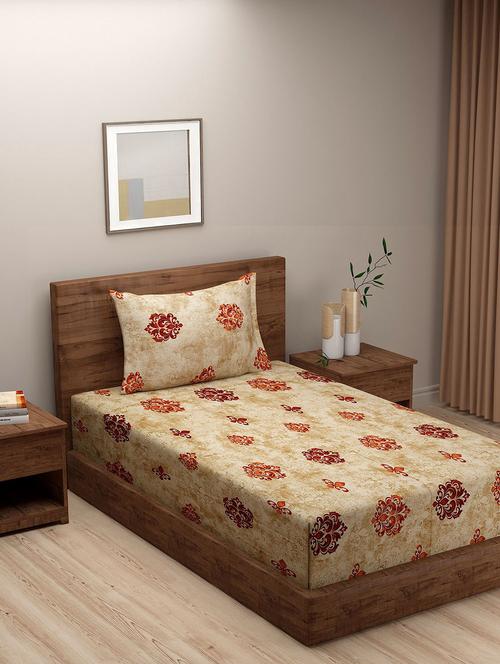 printed bedsheet with pillow covers - 19476983 - Very Small Image - 1