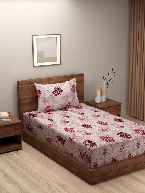 printed bedsheet with pillow covers - 19476985 - Very Small Image - 1