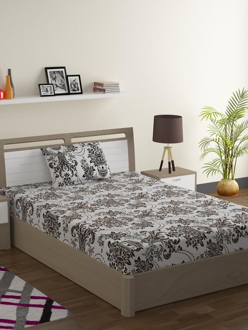 printed bedsheet with pillow covers - 19477020 - Very Small Image - 1