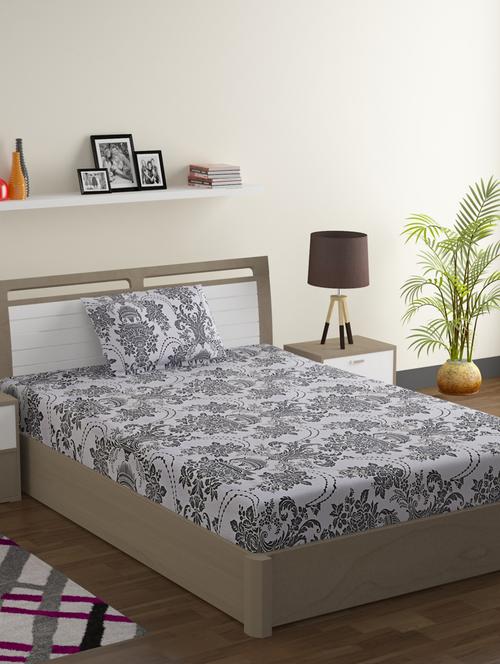 printed bedsheet with pillow covers - 19477023 - Very Small Image - 1