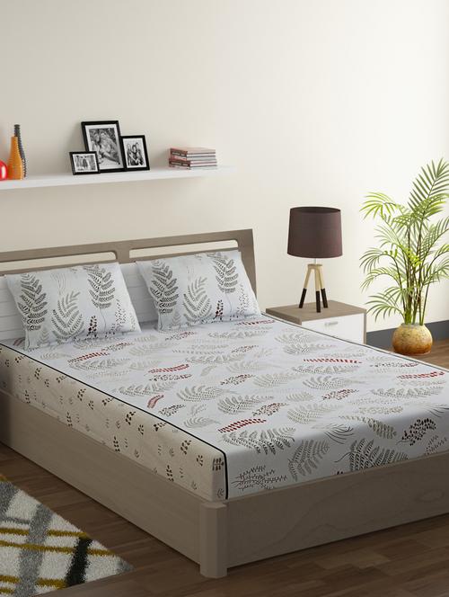 printed bedsheet with pillow covers - 19477203 - Very Small Image - 1
