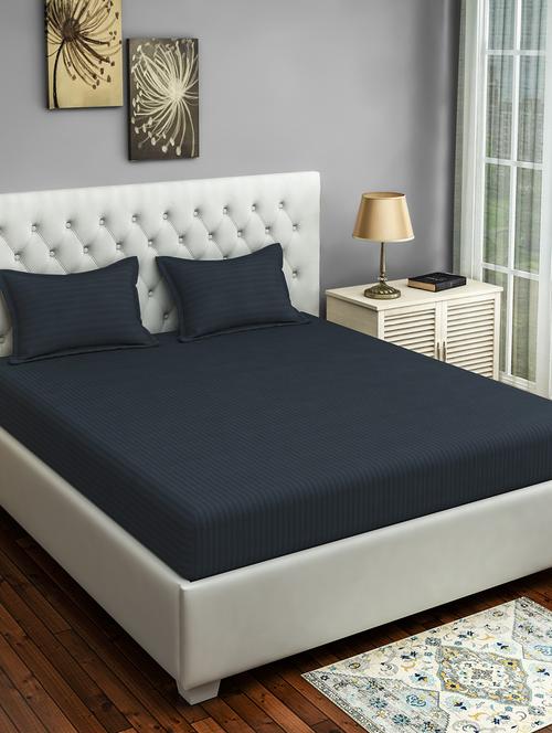stripes bedsheet with pillow covers - 19477269 - Very Small Image - 1