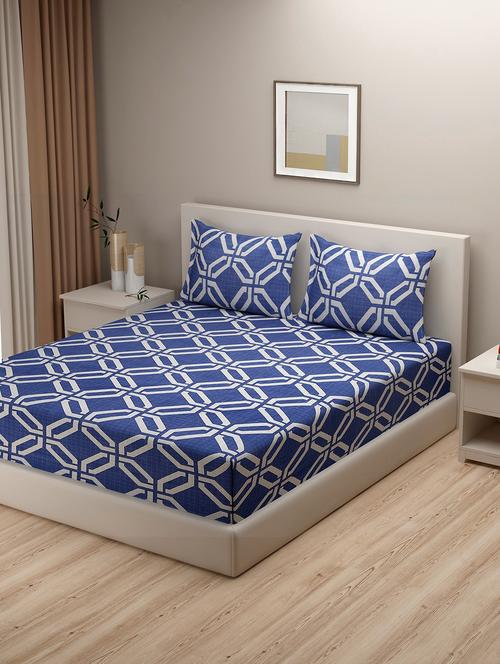 printed bedsheet with pillow cover - 19477312 - Very Small Image - 1