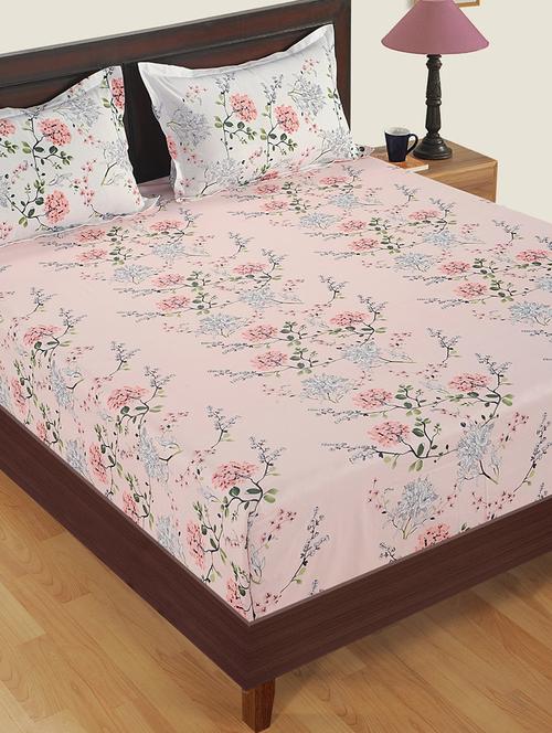 printed bedsheet with pillow covers - 19477626 - Very Small Image - 1