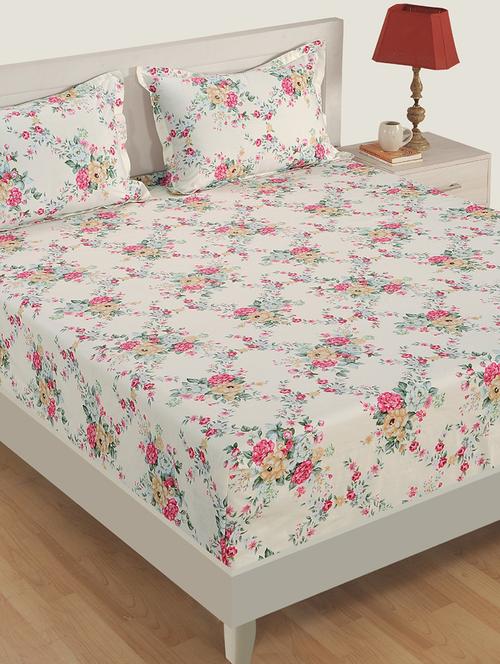 printed bedsheet with pillow covers - 19477689 - Very Small Image - 1