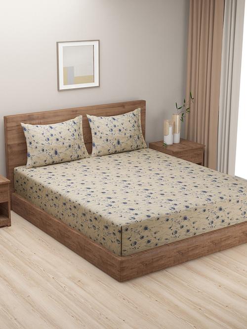 printed bedsheet with pillow covers - 19477695 - Very Small Image - 1