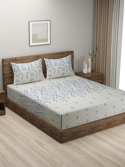 printed bedsheet with pillow covers - 19477702 - Very Small Image - 1