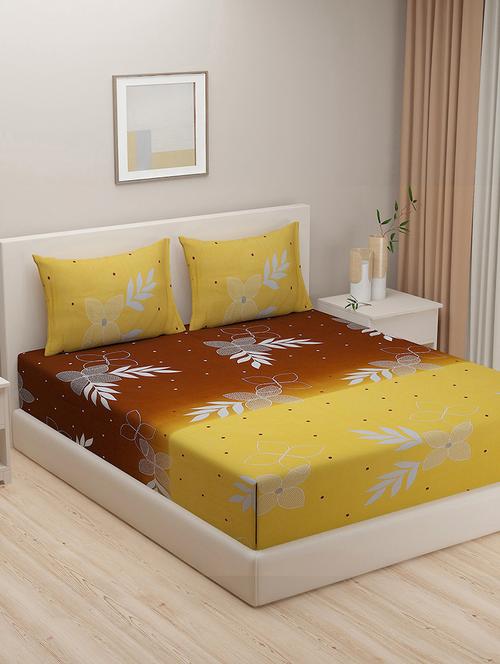 printed bedsheet with pillow covers - 19477708 - Very Small Image - 1