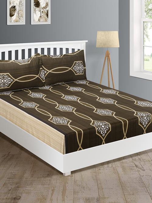 printed bedsheet with pillow covers - 19477721 - Very Small Image - 1