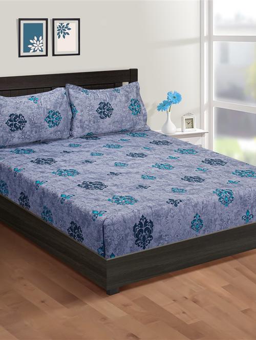 printed bedsheet with pillow covers - 19477723 - Very Small Image - 1