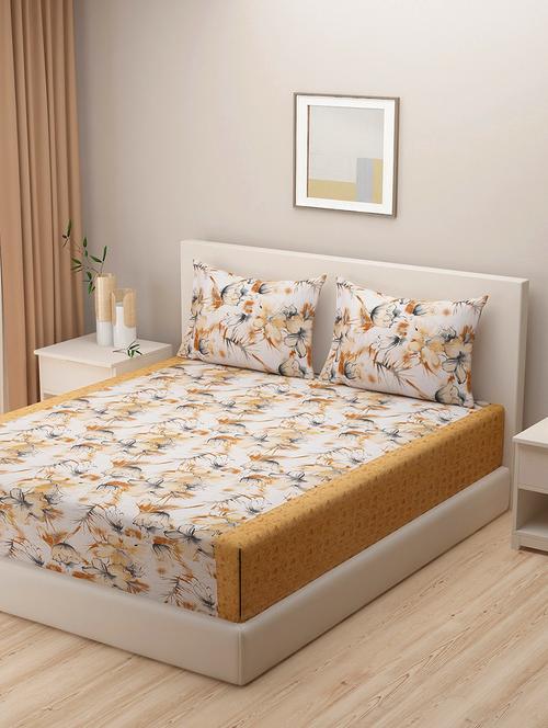 printed bedsheet with pillow covers - 19477780 - Very Small Image - 1