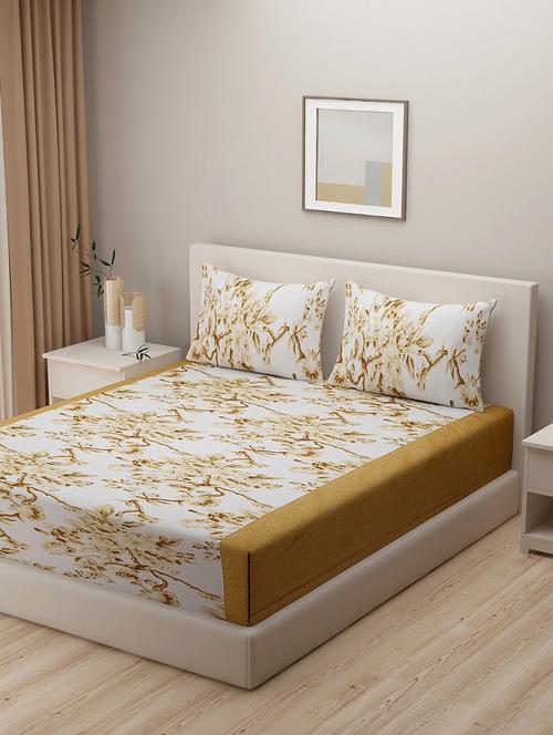 printed bedsheet with pillow covers - 19477789 - Very Small Image - 1