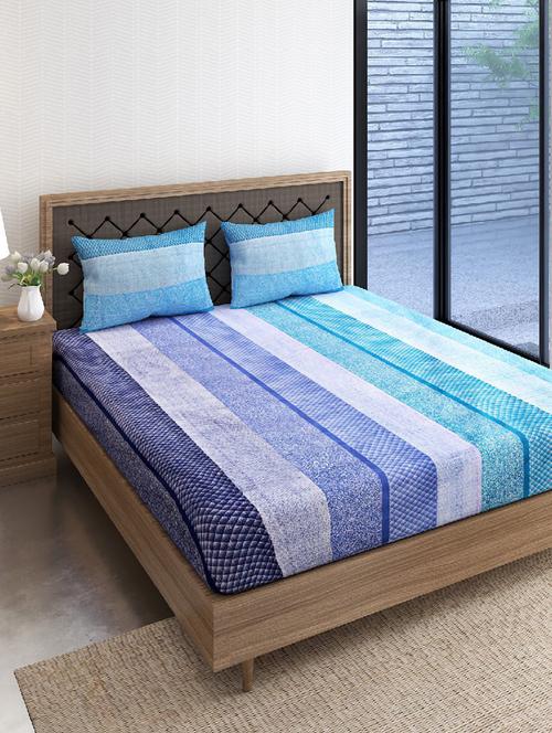 printed bedsheet with pillow covers - 19477825 - Very Small Image - 1