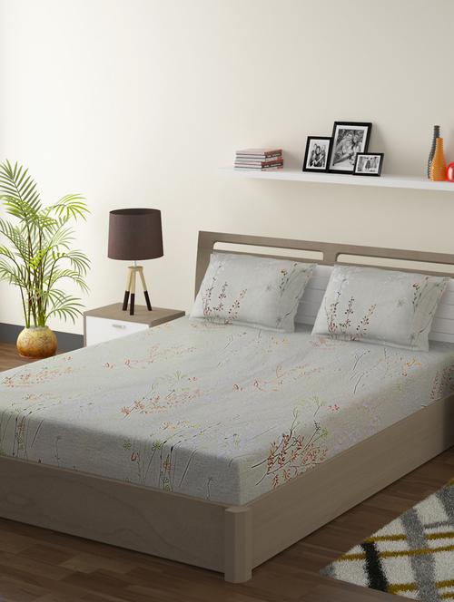 printed bedsheet with pillow covers - 19477866 - Very Small Image - 1