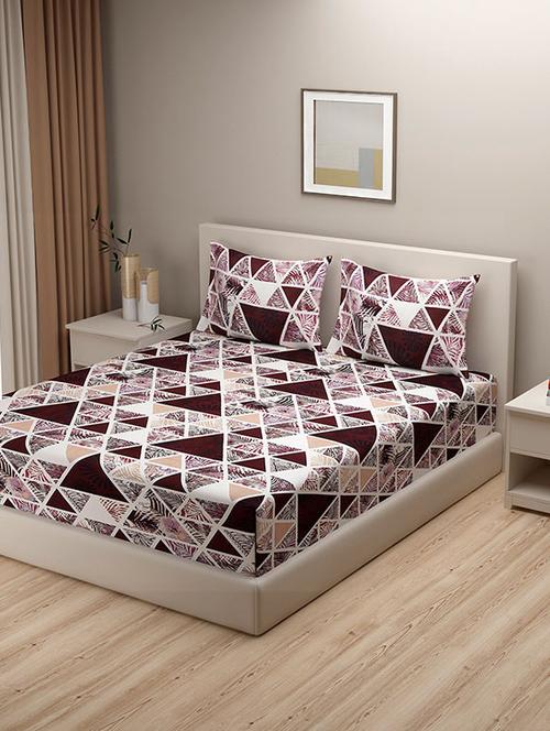 printed bedsheet with pillow covers - 19478001 - Very Small Image - 1