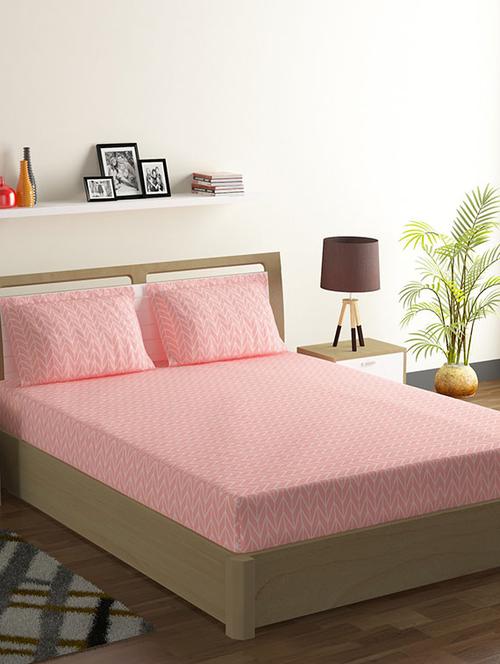 printed bedsheet with pillow covers - 19478064 - Very Small Image - 1