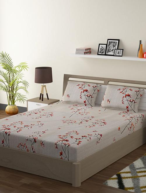 printed bedsheet with pillow covers - 19478090 - Very Small Image - 1