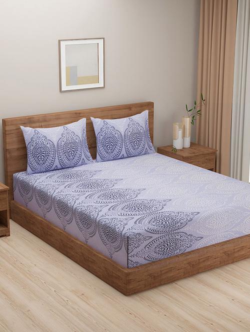 printed bedsheet with pillow covers - 19478127 - Very Small Image - 1