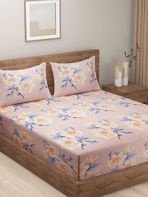 printed bedsheet with pillow covers - 19478153 - Very Small Image - 1