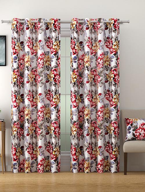 pack of 2 printed curtain - 19478748 - Very Small Image - 1