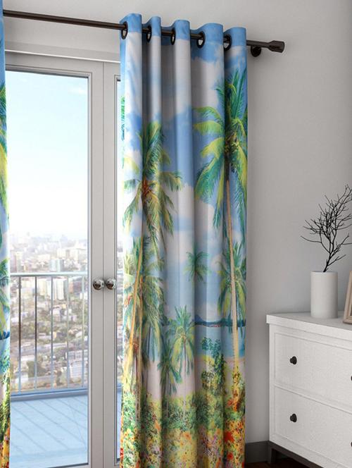swayam printed long curtain - 19478790 - Very Small Image - 1