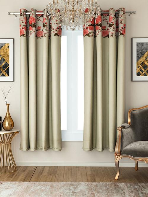 pack of 2 printed curtain - 19478815 - Very Small Image - 1