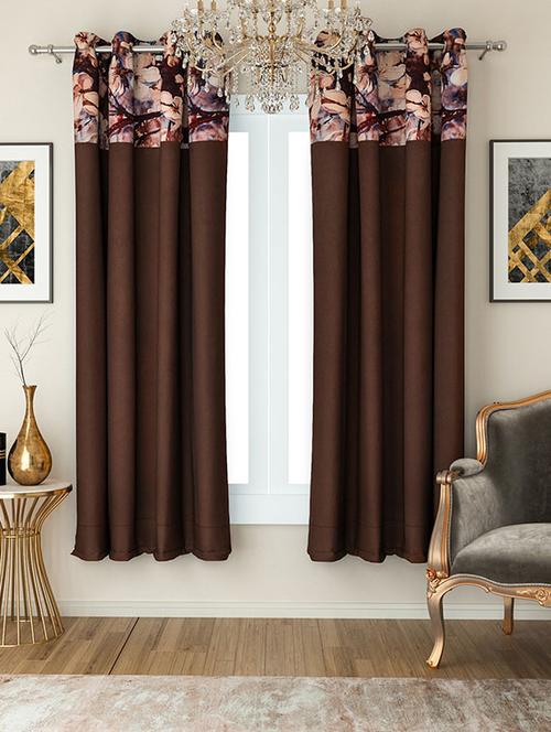 pack of 2 printed curtain - 19478816 - Very Small Image - 1