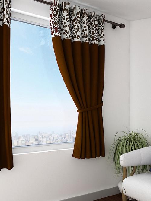 swayam printed long curtain - 19478828 - Very Small Image - 1