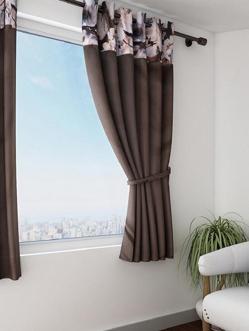 swayam solid long curtain - 19478865 - Very Small Image - 1