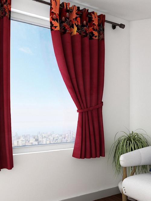 swayam solid long curtain - 19478877 - Very Small Image - 1