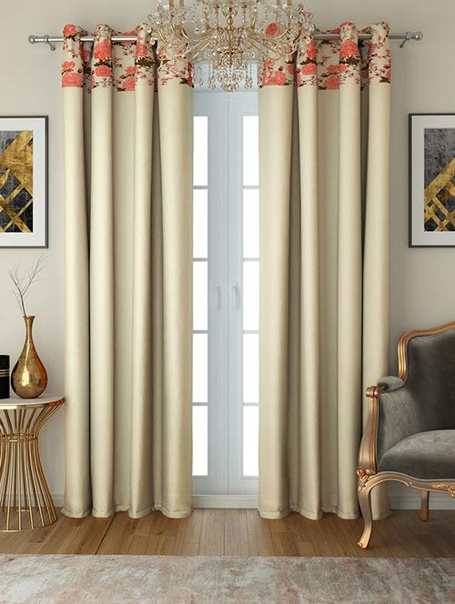 swayam solid long curtain - 19479038 - Very Small Image - 1