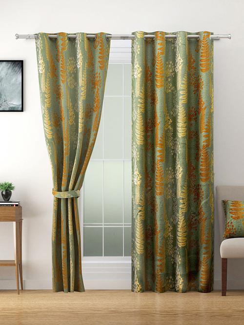 swayam printed long curtain - 19479074 - Very Small Image - 1