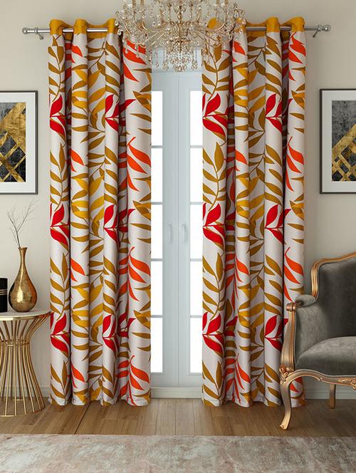 swayam printed long curtain - 19479078 - Very Small Image - 1