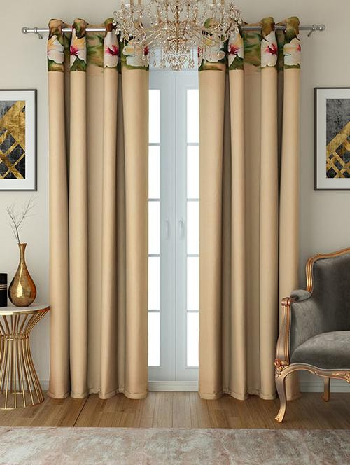 swayam solid long curtain - 19479085 - Very Small Image - 1