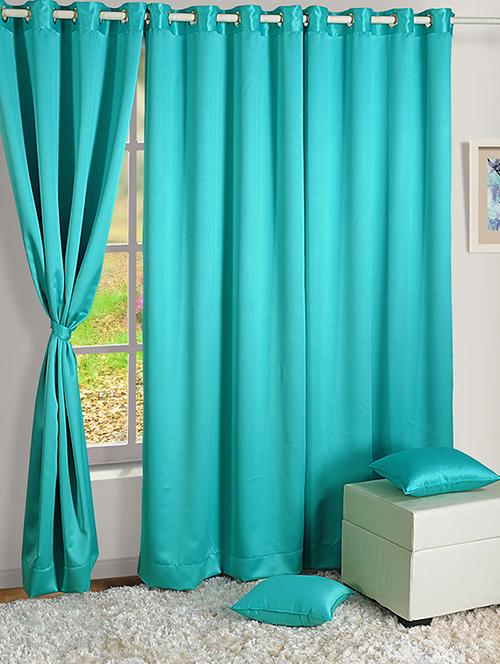 swayam solid long curtain - 19479118 - Very Small Image - 1
