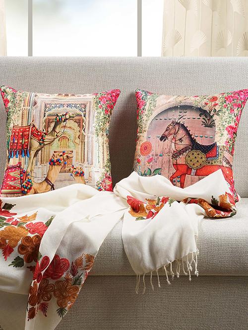 swayam printed cushion covers - 19479689 - Very Small Image - 1