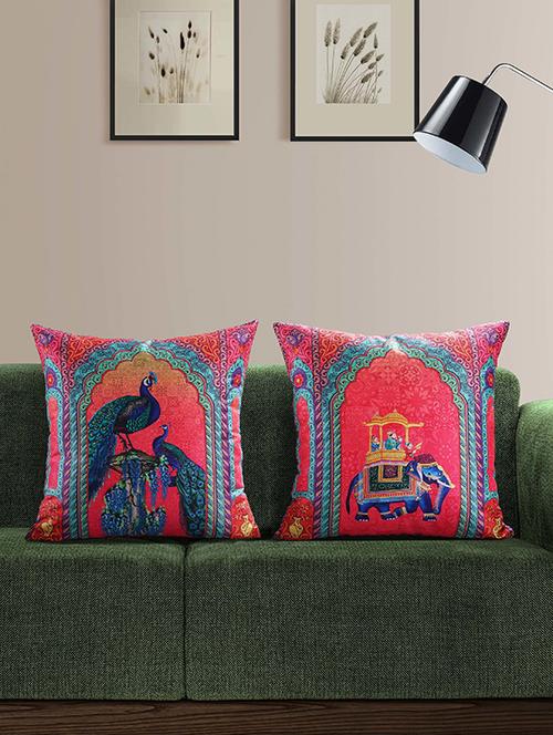 swayam printed cushion covers - 19479699 - Very Small Image - 1