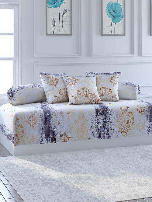 swayam printed diwan set - 19480139 - Very Small Image - 1