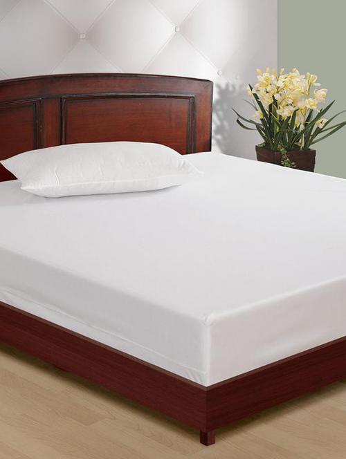 white solid mattress protectors - 19480412 - Very Small Image - 1