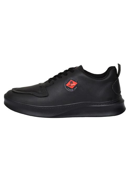 black synthetic lace up sneakers - 19480915 - Very Small Image - 1