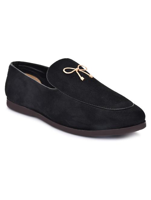 black synthetic slip on loafers - 19481064 - Very Small Image - 1